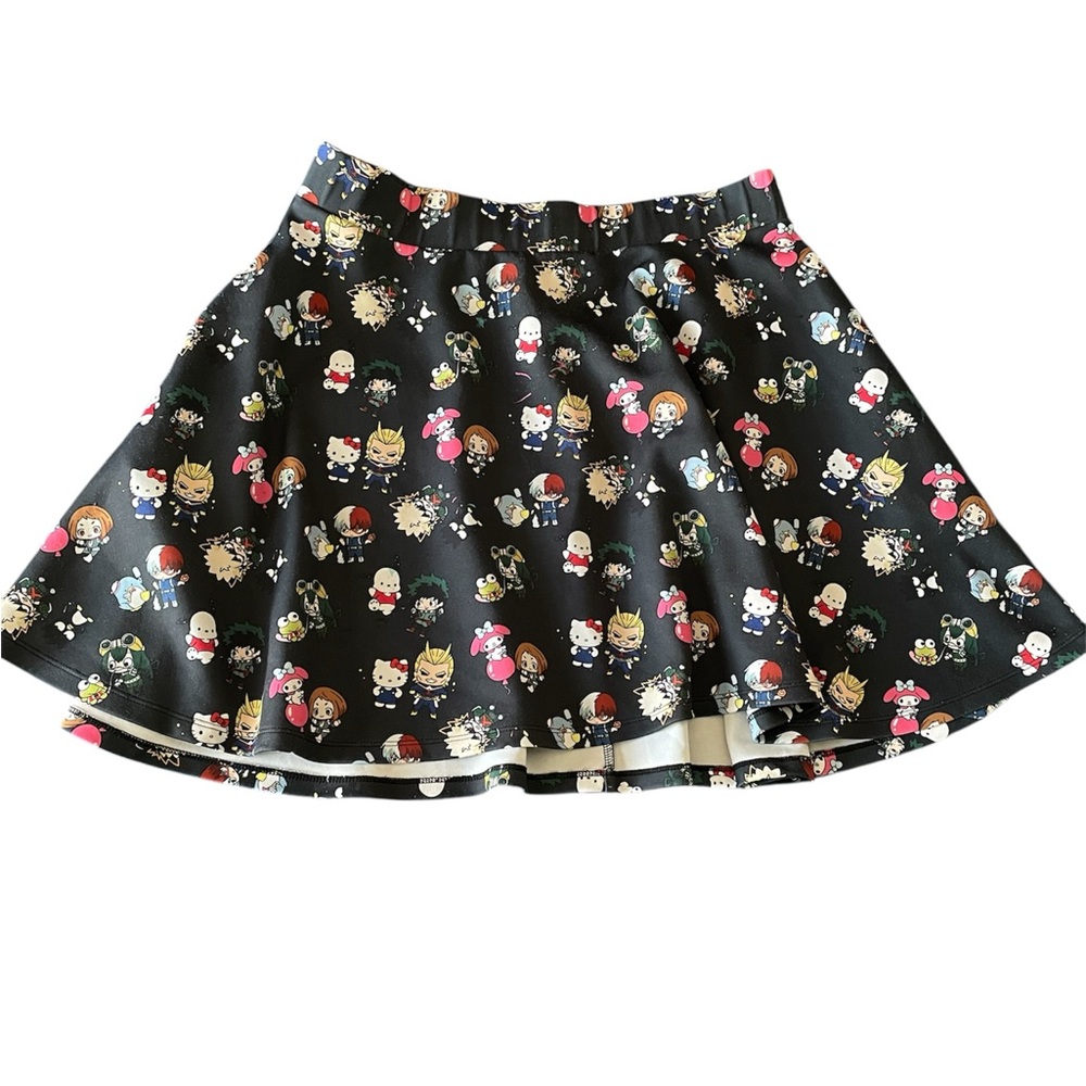 Hot Topic My Hero Academia, Hello Kitty and Friends. Size 2X skater skirt